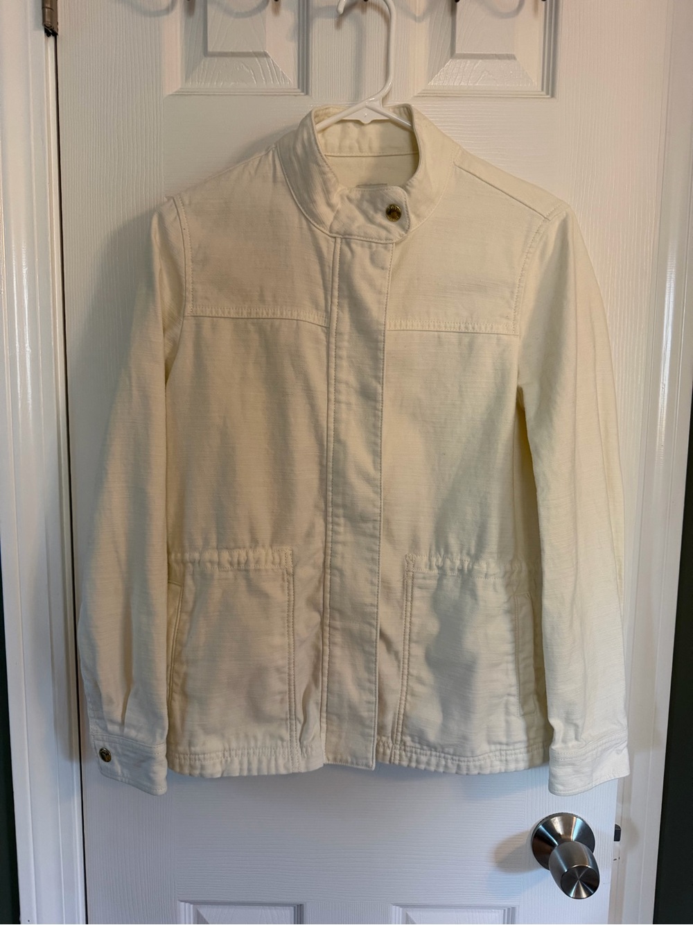 J. Crew Off-White Utility Jacket